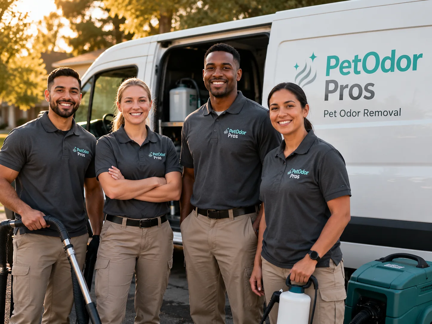 Pet Odor Removal team serving Easton, MO